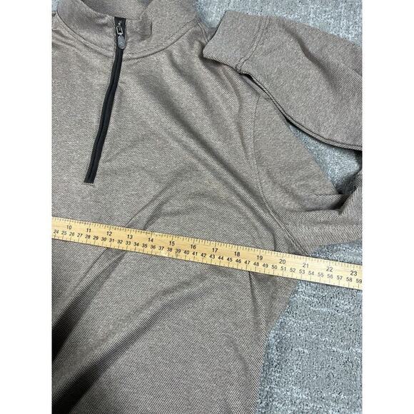 Johnnie-O Top Shelf Mens Pull Over 1/4 Zip Long Sleeve Sz M - Picture 2 of 7